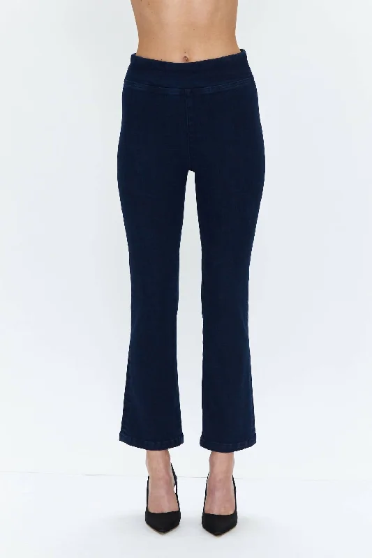 High-end Fashion Trendy And Casual Lennon All Day High Rise Boot Crop Pant In Posh