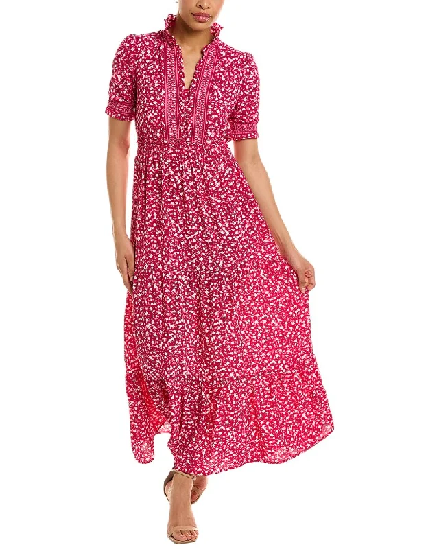European Plan Slim Fit London Times Maxi Dress