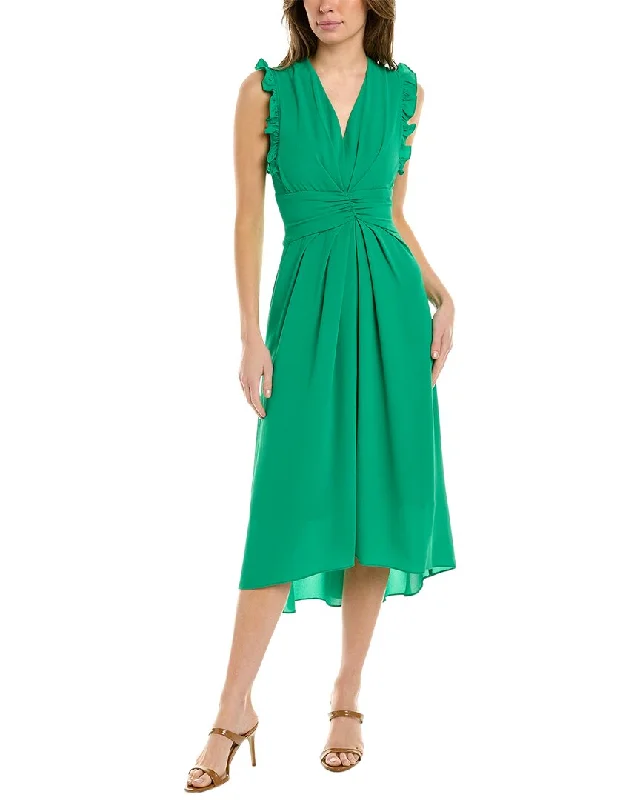 Elegant Design New Season Series Maggy London Bubble Crepe Midi Dress