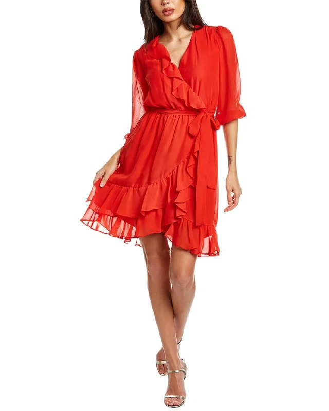 Street Style Maison Tara Faux Wrap Dress