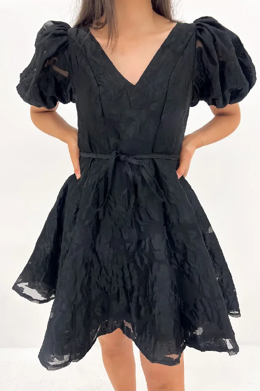 Multifunctional Style Designer Style Nya Mini Dress Black