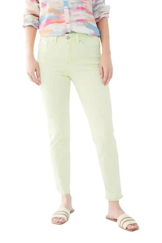 Exquisite Tailoring Versatile Items Olivia Slim Ankle Pant In Mojito