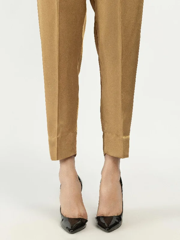 Editorial Design Personalized Wear Shimmery Silk Trousers