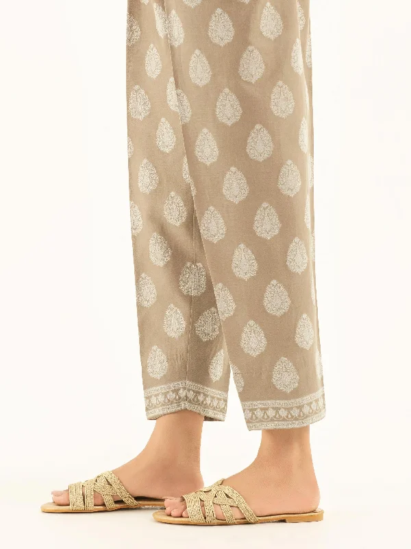 Street Graffiti Design Printed Jacquard Trousers(Pret)