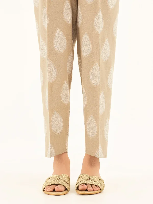 Street Vertical And Horizontal Design Printed Jacquard Trousers(Pret)