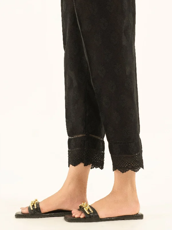 Sports Tights Laced Jacquard Trousers