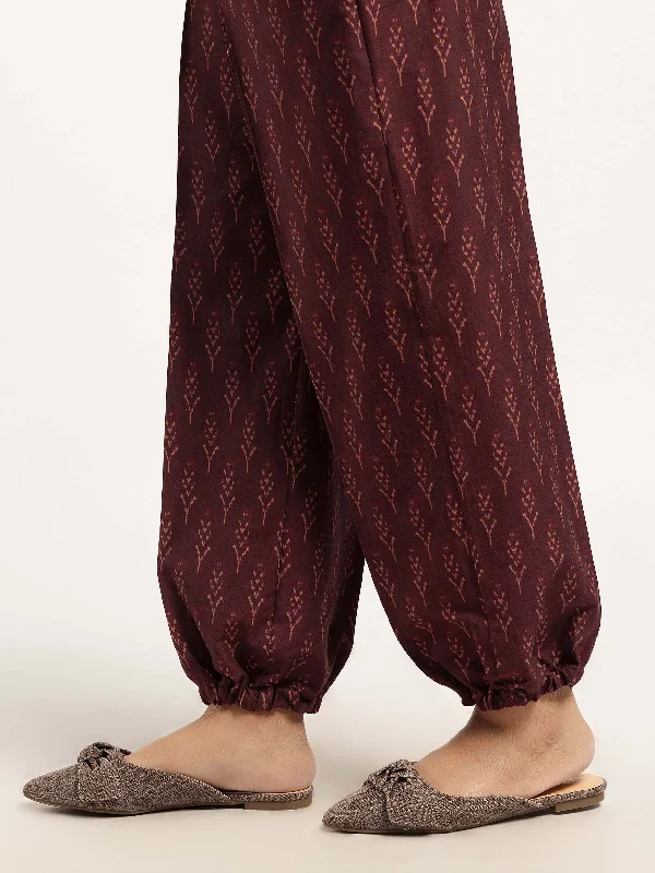 Noble And Elegant Trendy Items Printed Winter Cotton Trousers