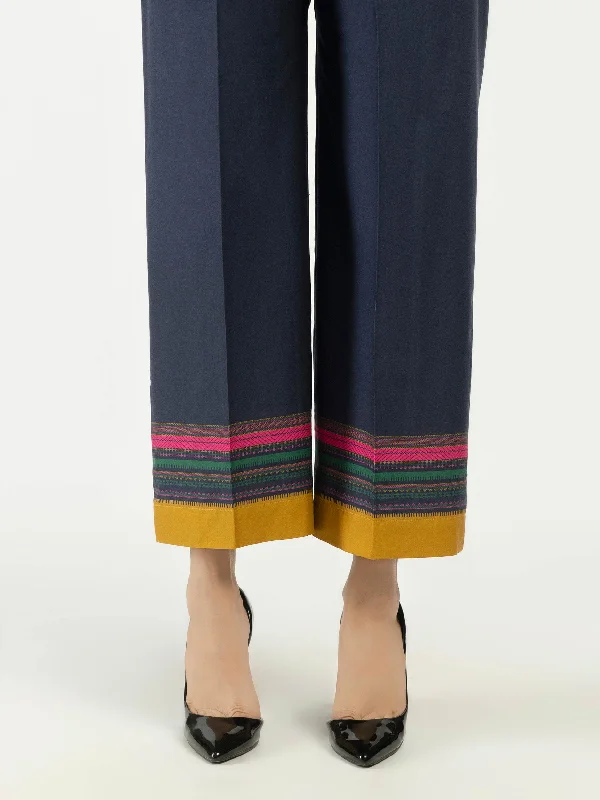 Sports Trend Exquisite Embroidery Printed Winter Cotton Trousers