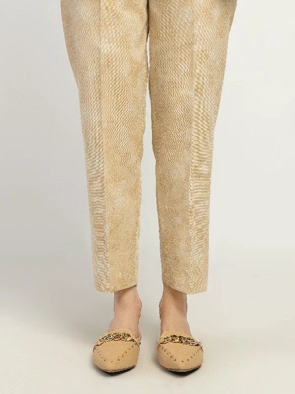 Fashion Classic Avant-garde Design Printed Khaddar Trousers