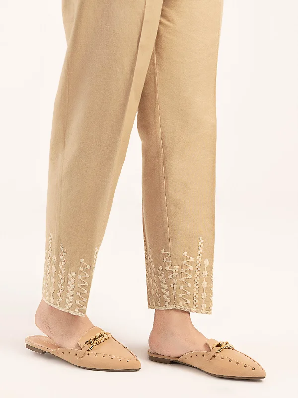 Must-have For Fashion New Autumn And Winter Styles Embroidered Winter Cotton Trouser