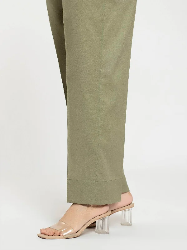 Fashionable Items Girl Style Plain Cambric Trouser