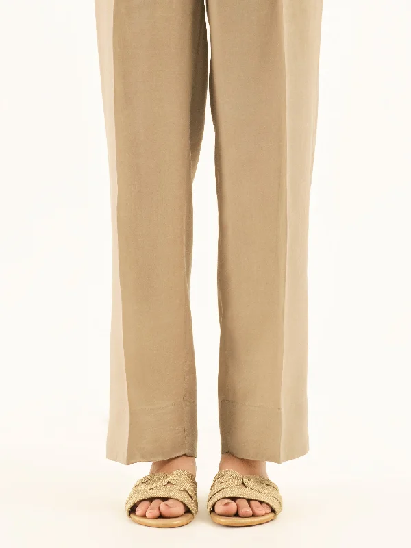 Sports Functional Style Dyed Silk Trousers