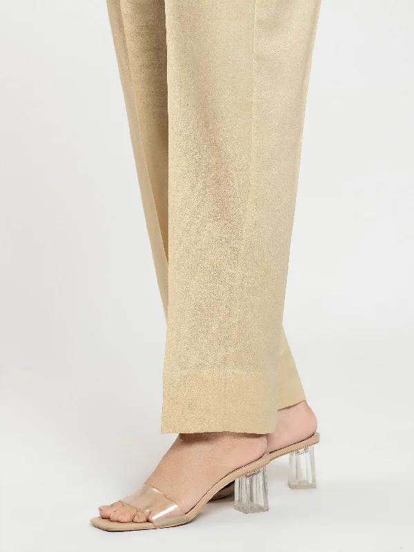 Classic And Versatile Thin Design Plain Cambric Trouser