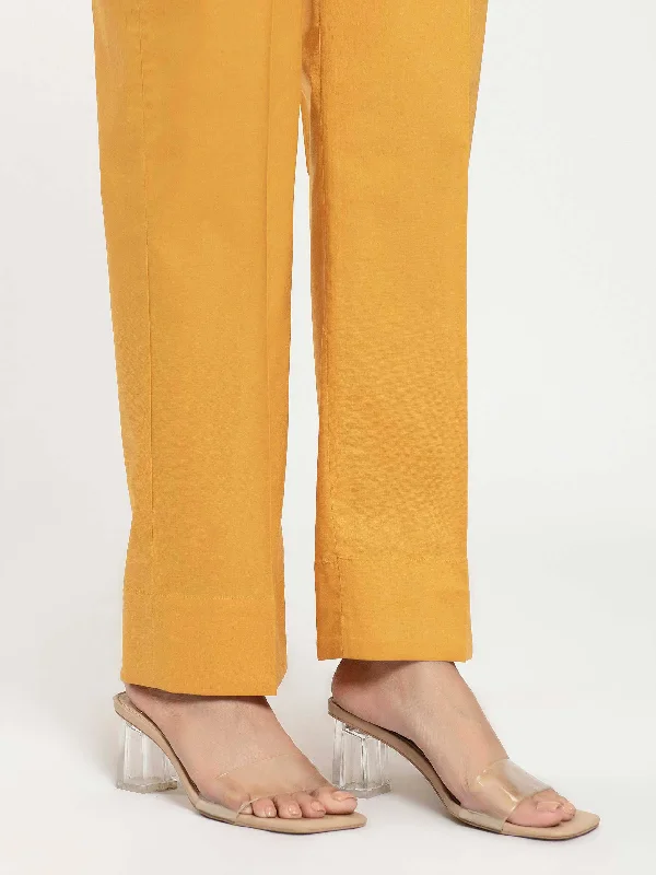 Personalized Clothing Simple Style Plain Cambric Trouser