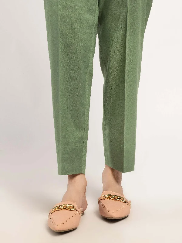 Fashion Innovation Retro Fashion Plain Winter Cotton Trousers