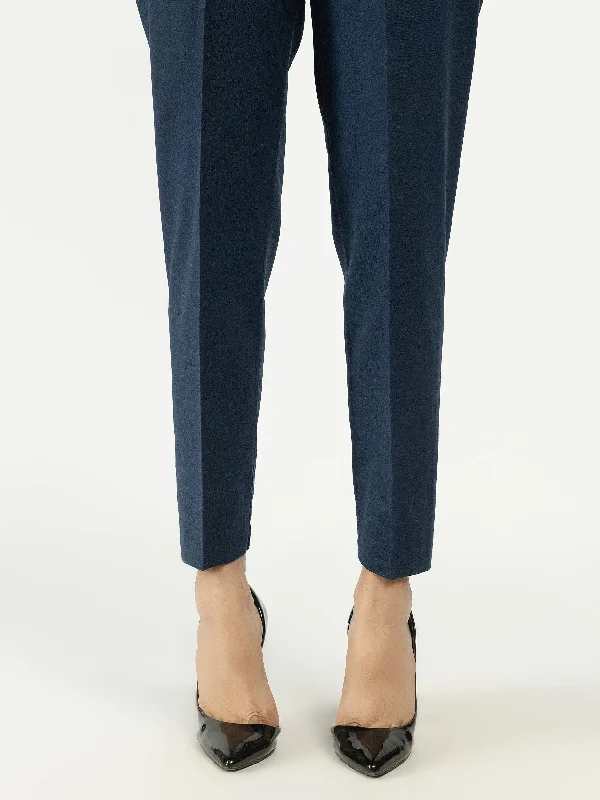 Printed Patterns Luxury Style Plain Winter Cotton Trousers
