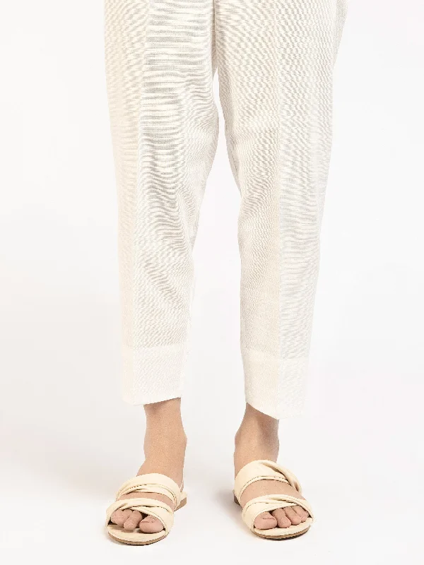 Elegant Design Outdoor Trend Plain Khaddar Trousers
