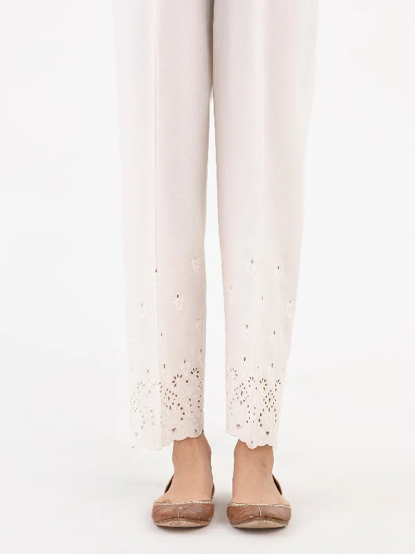 Personalized Outfit Trendy And Casual Embroidered Winter Cotton Trouser(Pret)