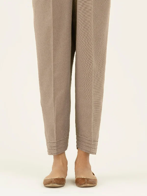 Urban Style Warm Atmosphere Embroidered Khaddar Trouser(Pret)