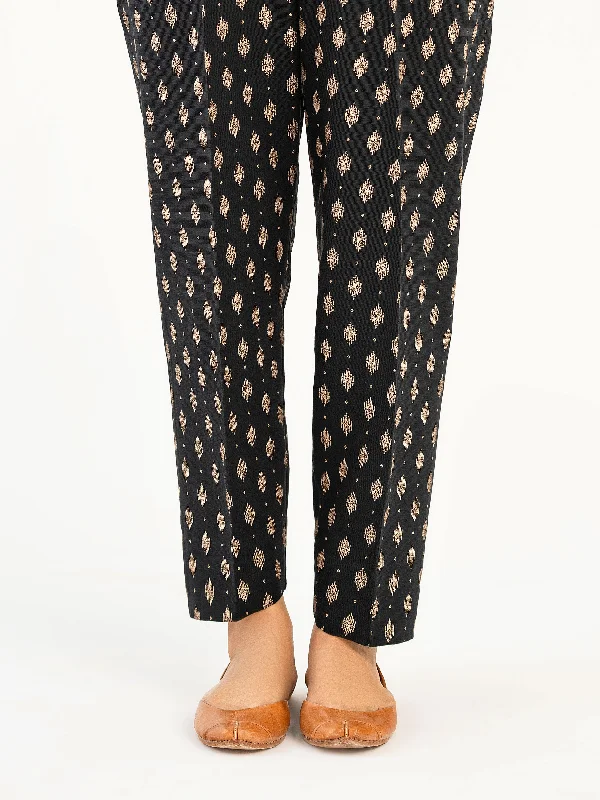 Exquisite Craftsmanship Street Cool Paste Print Khaddar Trouser(Pret)