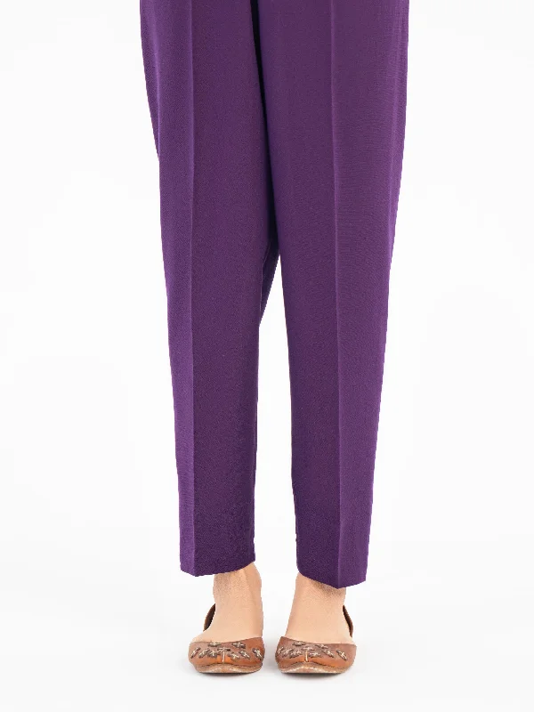High Street Fashion Personalized Wear Dyed Khaddar Trouser(Pret)