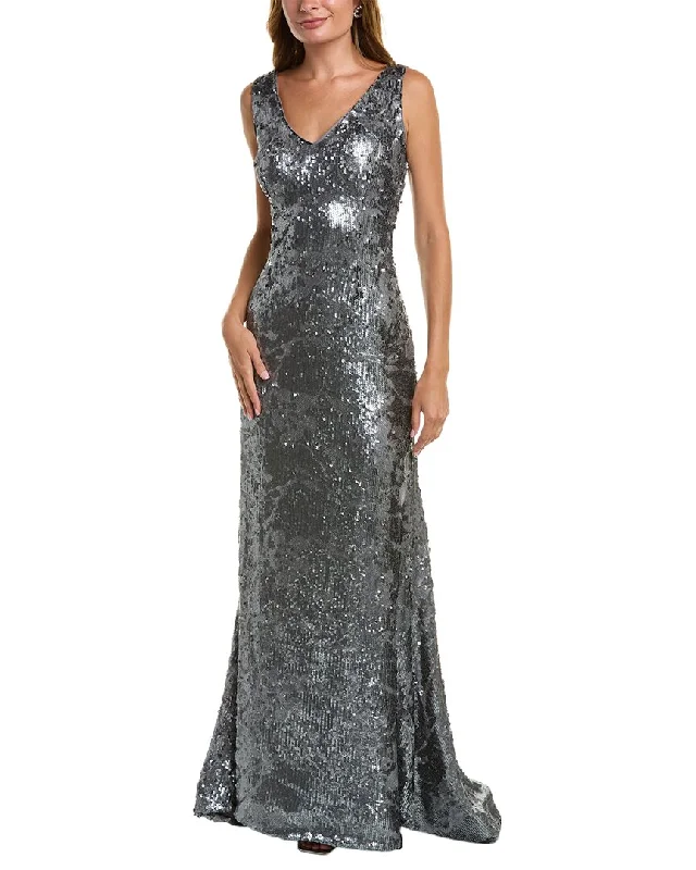 Advanced Customization Rene Ruiz Sequin Gown