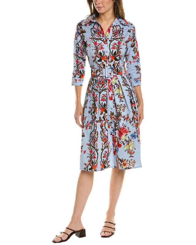 Literary Style Samantha Sung Audrey 1 3/4-Sleeve Shirtdress