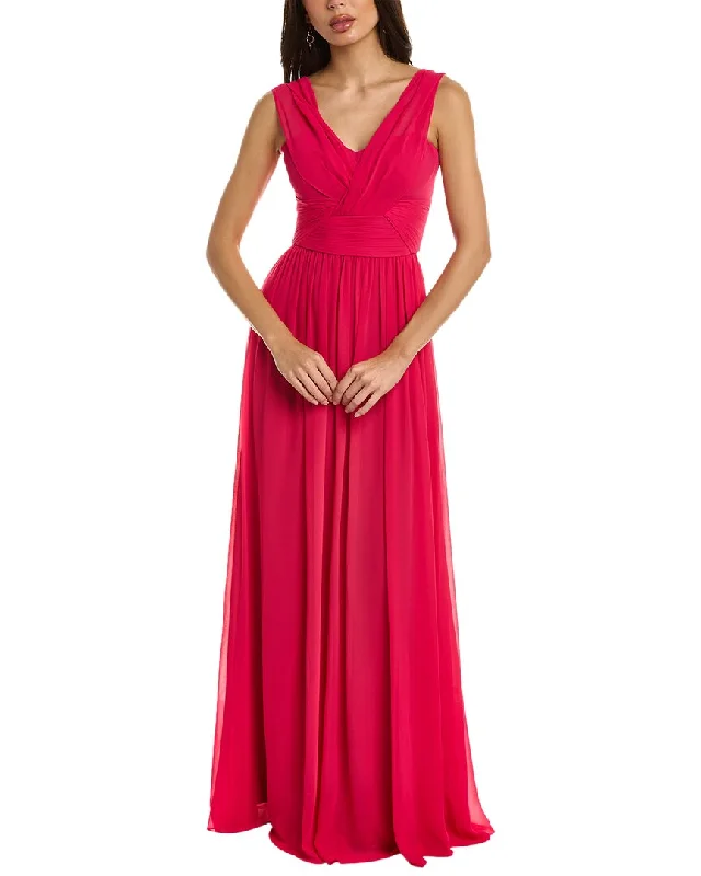 Hip-hop Style Teri Jon by Rickie Freeman Chiffon Gown