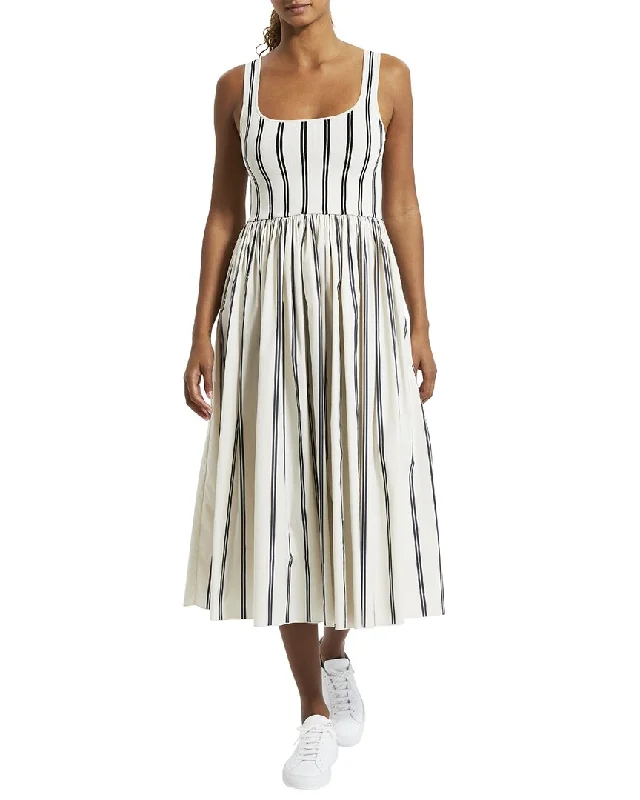 Floral Prints Elegant And Noble Theory Volume Dress