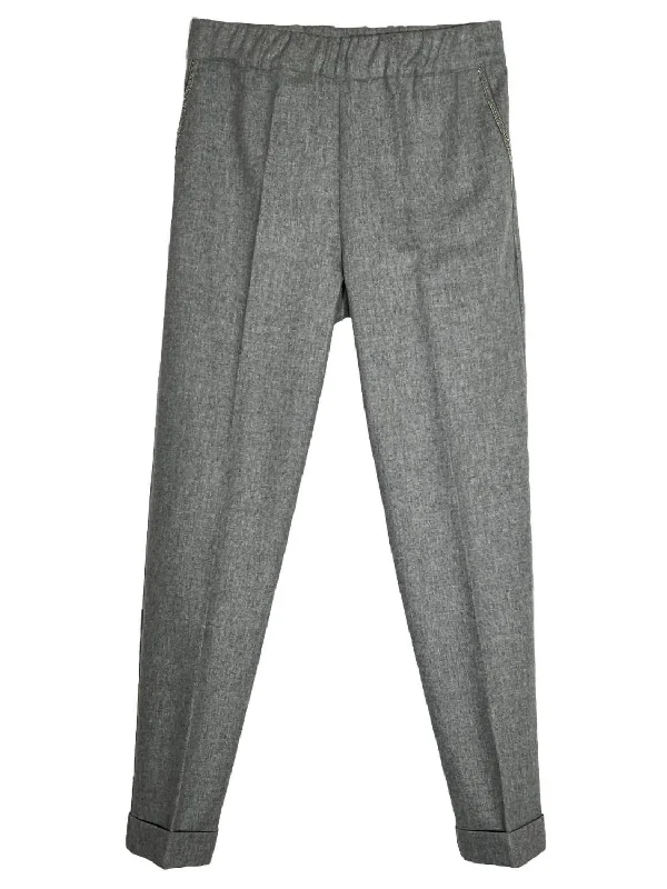 Beautiful Romance Women Brilliance Stretch Pant In Granite