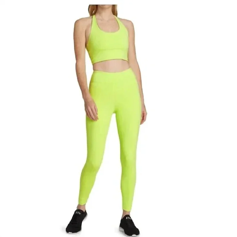 Boutique display Drive High Rise Black Out Legging In Citrina