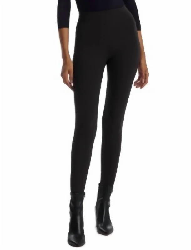 Exquisite Design Retro Fashion Neoprene Legging In Black
