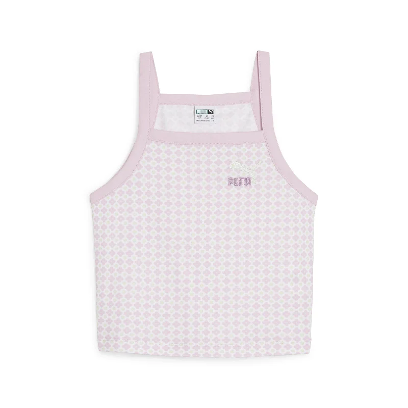 Urban Style Warm Atmosphere PUMA Big Kids' Girls' CLASSICS Match Point Tank Top
