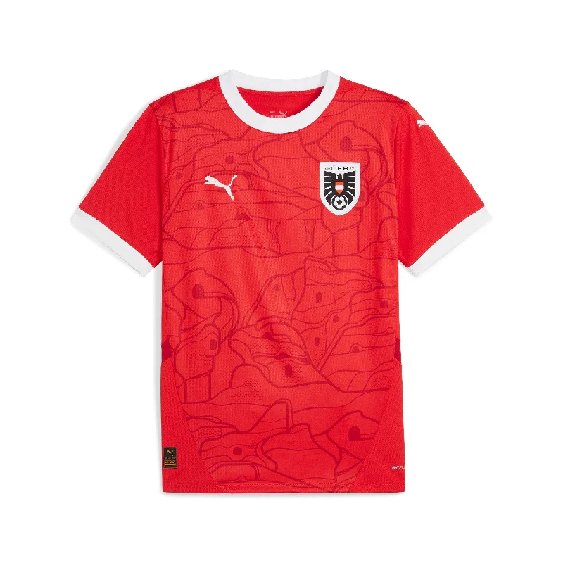 Exclusive Customization Unique Design PUMA Men's Austria 2024 Replica Home Soccer Jersey
