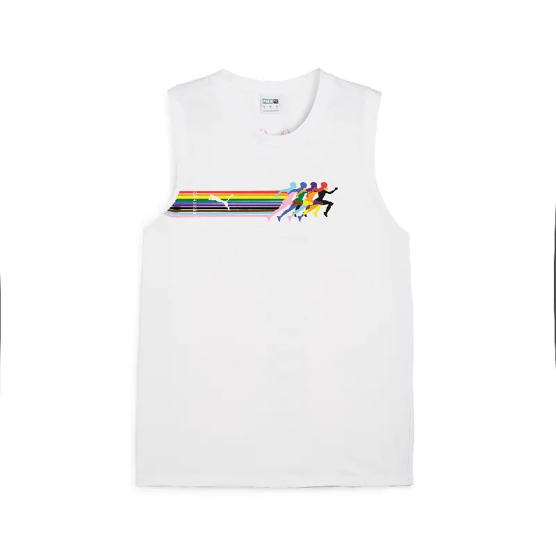 New Season Series Eye-catching Personality PUMA Men's LOVE MARATHON Mesh Tank