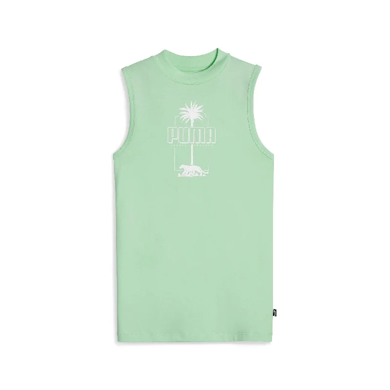 Classic Style Luxury Style PUMA Women's ESS+ PALM RESORT Tank