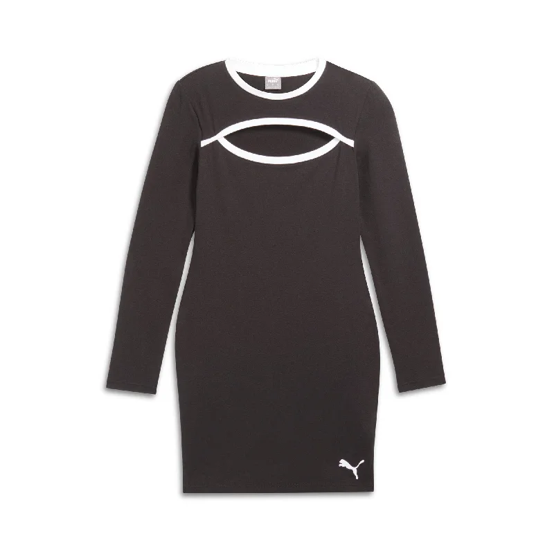 High-end Customization Fashion Must-have PUMA Women's HER Long Sleeve Trim Dress