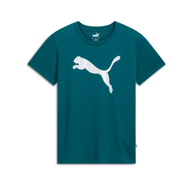 Classic Style French Style PUMA Women's Holiday Metallic Tee