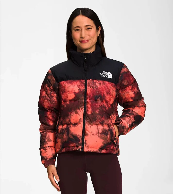 Spring Fashion Outdoor Trend The North Face NF0A5IXK Women's Coral Sunrise Ice Dye Print Puffer Jacket ONF102 Spring Fashion Outdoor Trend The North Face NF0A5IXK Women's Coral Sunrise Ice Dye Print Puffer Jacket ONF102